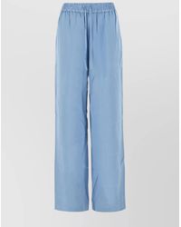 Loulou de Saison - Trousers With Back Pocket And Elastic Waistband - Lyst