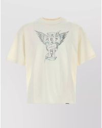 Represent - Cotton Blend Crew Neck Graphic T Shirt - Lyst