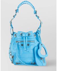 Balenciaga - Le Cagole Xs Leather Bucket Bag - Lyst