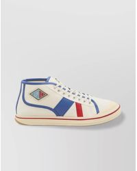 Bottega Veneta - Canvas Leather-Trim Eliot Sneakers - Lyst
