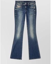 DIESEL - Denim High-Rise Flared Jeans - Lyst