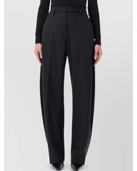Thelatest - Wool-Blend High-Rise Wide-Leg Suit Trousers - Lyst