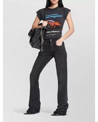 Balenciaga - Denim Slim-Fit Bootcut Jeans - Lyst