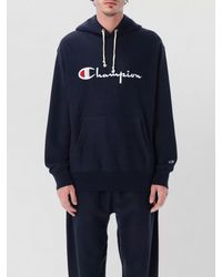 Champion - Logo Fleece Hooded Sweatshirt Relaxed Fit - Lyst