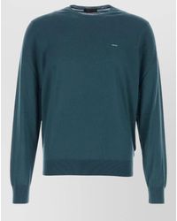 Prada - Wool Sweater Long Sleeves Crew Neck - Lyst
