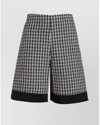 Moncler - Tweed Flared Tailored Shorts - Lyst