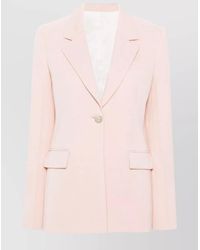 Lanvin - Wool Single-Breasted Blazer - Lyst