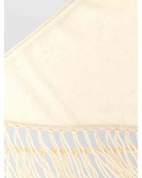 P.A.R.O.S.H. - Cashmere Fringed Triangular Scarf - Lyst