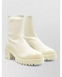 Giuseppe Zanotti - Ankle Boots Block Heel Chunky Sole Round Toe - Lyst