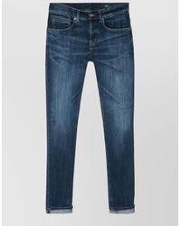 Dondup - Denim Five Pocket Mid Rise Slim Jeans - Lyst