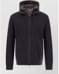 Herno - Virgin Wool Hooded Jacket - Lyst