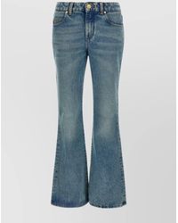 Balmain - Denim Flared Jeans - Lyst