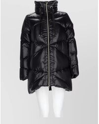 Herno - Down Quilted Drawstring High-Collar Puffer Jacket - Lyst