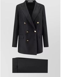 Tagliatore - Knee Length Double Breasted Tailored Jacket - Lyst