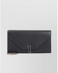 Valextra - Leather Chain Wallet - Lyst