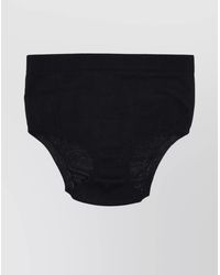 P.A.R.O.S.H. - Stretch Waistband Ribbed Trim Shorts - Lyst