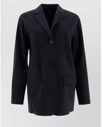 Max Mara - Jackets With Front Pockets And Notched Lapel - Lyst