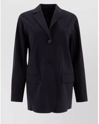 Max Mara - Single-Breasted Jersey Blazer - Lyst