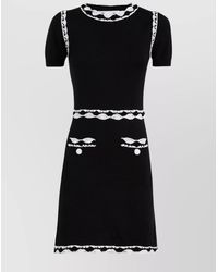 Moschino - Wool Mini Dress - Lyst