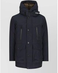 Woolrich - Down Quilted Hooded Parka Jacket - Lyst