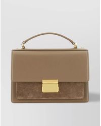 Golden Goose - Suede Top Handle Cross-Body Bag - Lyst