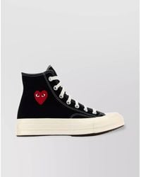 COMME DES GARÇONS PLAY - Canvas High-Top Sneakers - Lyst
