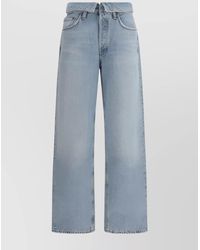 Agolde - Denim High-Rise Wide-Leg Jeans - Lyst
