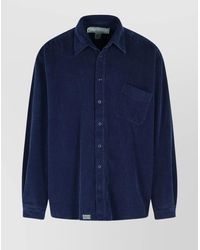 ERL - Cotton Shirt With Chest Pocket And Long Sleeves - Lyst