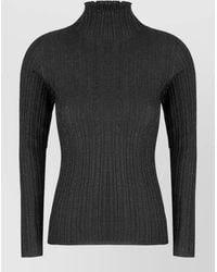 Fabiana Filippi - Viscose Blend Sweater Long Sleeves Mock Neck - Lyst