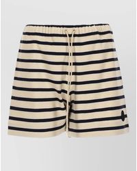 Moncler - Striped Shorts - Lyst