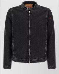 DIESEL - Glory Long Sleeve Jacket Stand Collar - Lyst