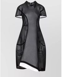 Comme des Garçons - Polyester Mini Dress - Lyst