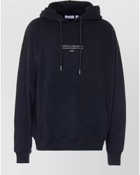 Off-White c/o Virgil Abloh - Skate Cotton Hoodie Kangaroo Pocket Ribbed Hem - Lyst