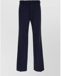Dolce & Gabbana - Wool Tailored Pants Front Crease Belt Loops - Lyst
