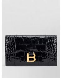 Balenciaga - Na Leather Crocodile Effect Clutch Bag - Lyst