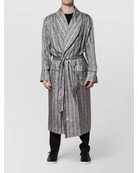 Dolce & Gabbana - Silk Floral-Print Single-Breasted Coat - Lyst