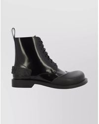 Loewe - Lace-Up Boots With Pull Tab And Round Toe - Lyst
