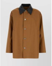 Jil Sander - Cotton Trench Coat - Lyst