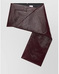 Courreges - Vinyl Asymmetric Folded Mini Skirt - Lyst