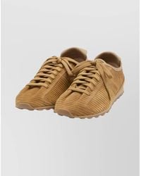 Jacquemus - Soft Crocodile-Embossed Suede Low-Top Sneakers - Lyst