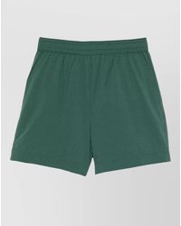 Maison Kitsuné - Seersucker Swim Shorts Boxy Cut Stripe - Lyst