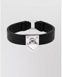 Ambush - Heart Charm Leather Bracelet - Lyst