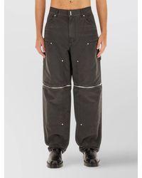 Givenchy - Zippered Jeans With Cargo Pockets And Belt Loops - Lyst