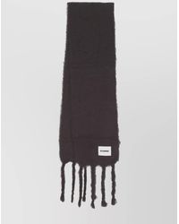 Jil Sander - Luxurious Soft Fringed Scarf Accessory - Lyst
