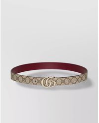Gucci - Gg Marmont Reversible Wide Belt - Lyst