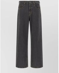 Golden Goose - Five-Pocket Jeans With Belt Loops And Contrast Stitching - Lyst