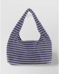 Kara - Crystal Mesh Mini Rhinestone Shoulder Bag - Lyst