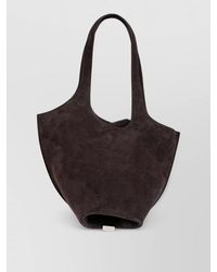 The Attico - Medium Suede Shoulder Bag - Lyst