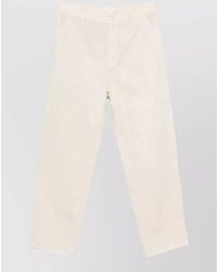 Cellar Door - Fadi Straight Leg Cotton Linen Pants - Lyst