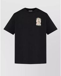 CASABLANCA - Printed Organic Cotton Short-Sleeve T-Shirt - Lyst